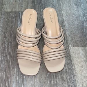 Nude Strappy Heels